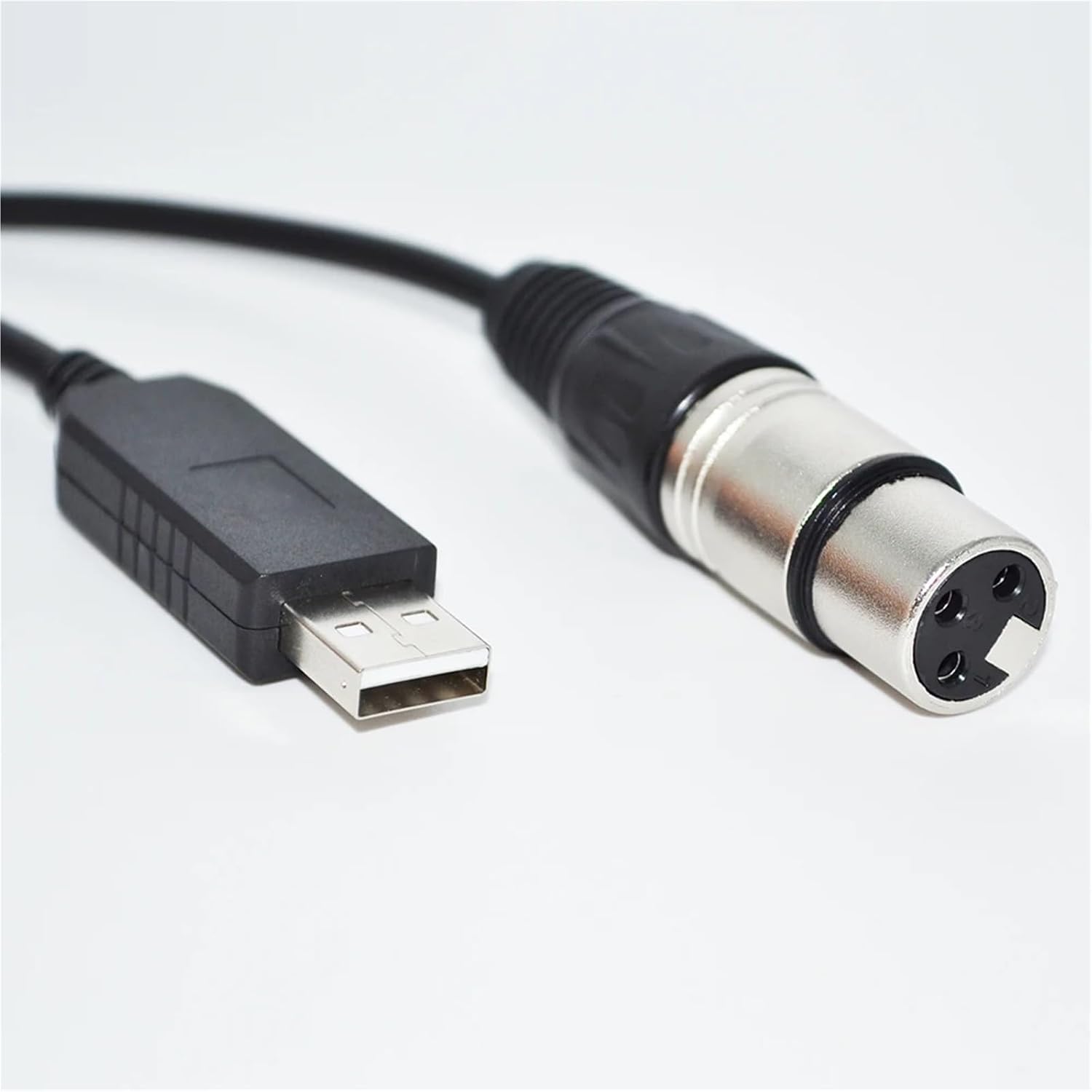 USB RS485 to XLR 3P Female Socket DMX512 Cable Fixture Controller KABLE(8M,Color D)