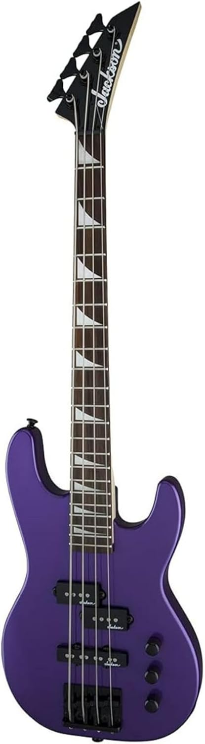Jackson JS Series Concert Bass Minion JS1X, Amaranth Fingerboard, Pavo Purple