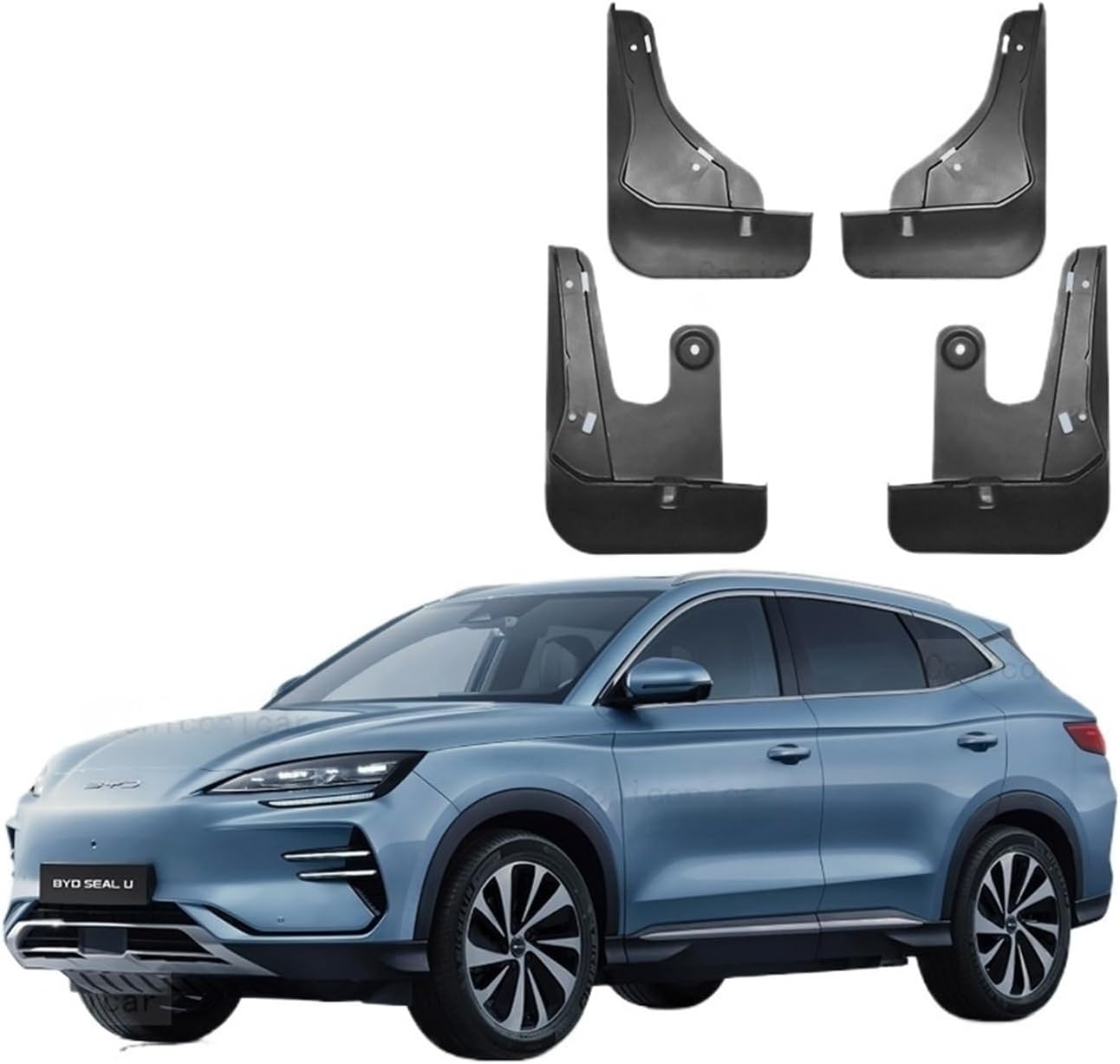 Compatible for BYD Seal U 2024 2025 Car Mudflaps Mud Guards Flaps Splash Guards Mudguards Fender Front Rear Wheel Accessories