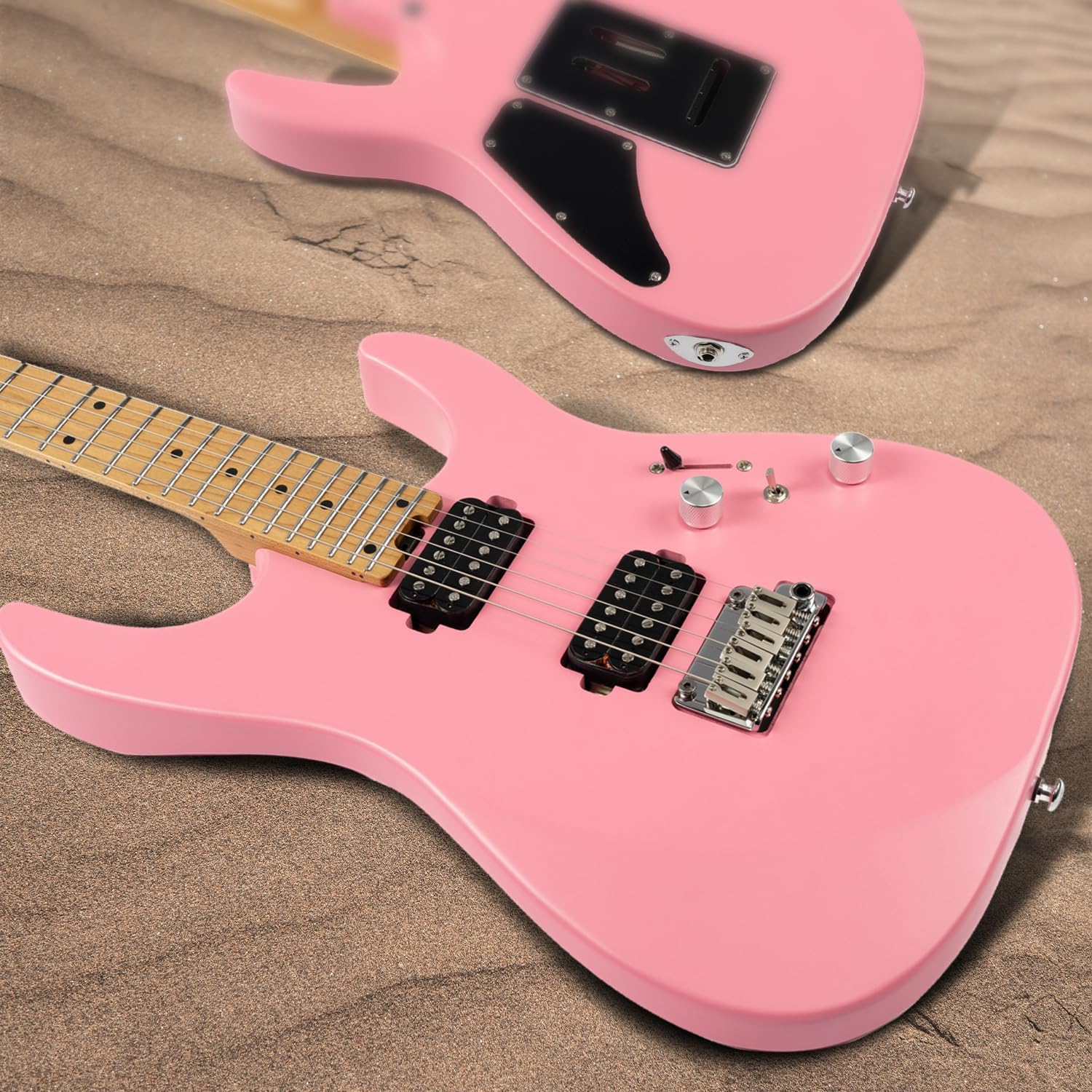 EART Guitars Roasted Maple Neck Stainless Steel Fret Floating Tremolo Ten Tones Fusion Electric Guitars