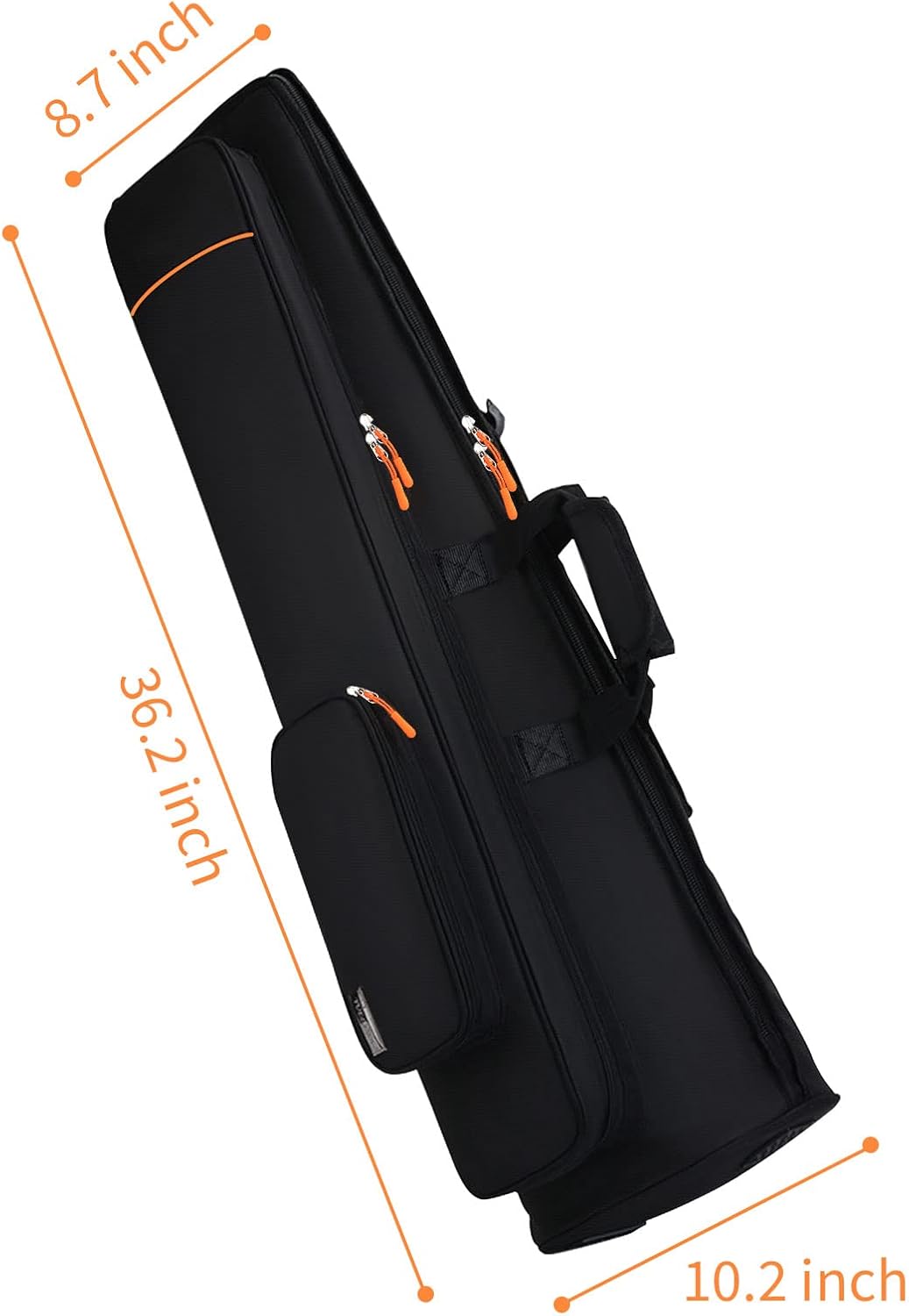 Trombone Case Gig Bag - Tenor Bass Trombone Protect Backpack Carry Bag - Water-proof Oxford Cloth 16mm Cotton Padded Trombone Accessories(36in)