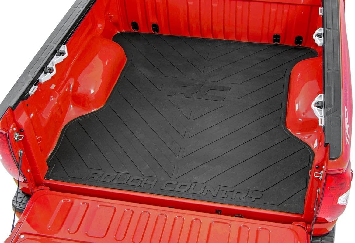 Rough Country Rubber Bed Mat for 19-23 Chevy/GMC 1500 | 8' Bed - RCM677