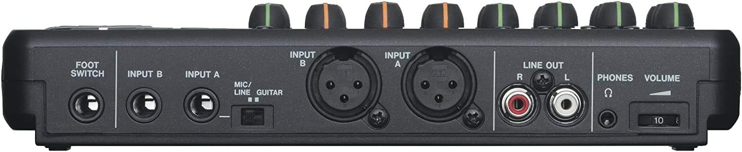 Tascam DP-008EX 8-Track Digital Pocketstudio Multi-Track Audio Recorder with Pro Headphone and Pair of EMB XLR Cables and Gravity Magnet Phone Holder Bundle