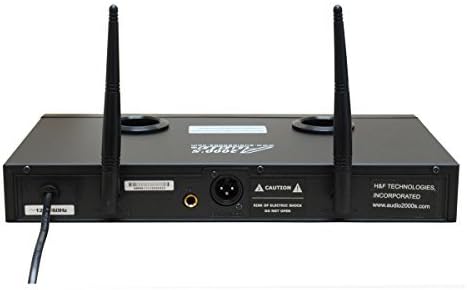 Audio 2000s AWM6113 Dual Channel Rechargeable VHF Wireless Microphone System