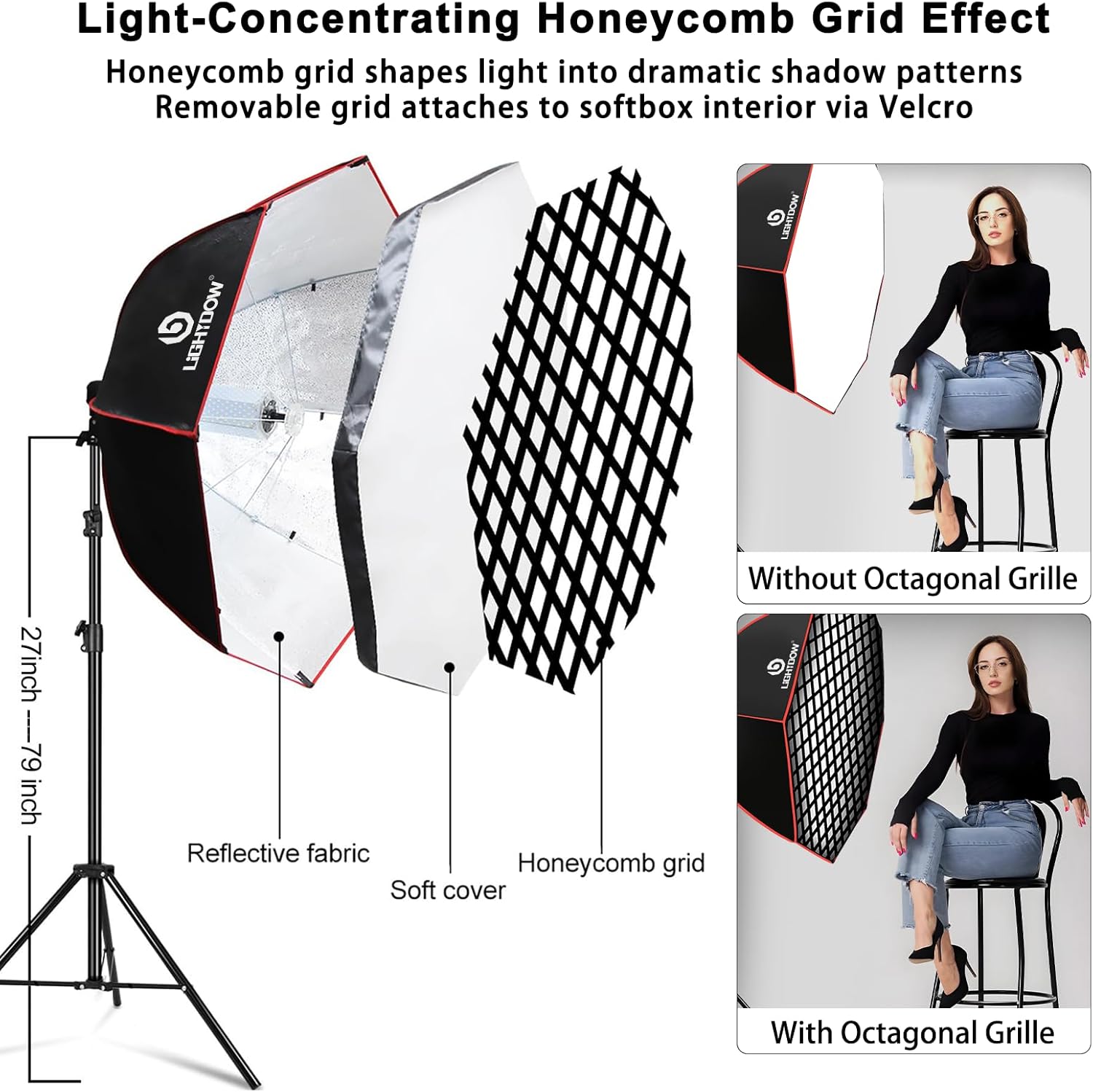 Light Box Photography Lighting Kit:2-Pack 37