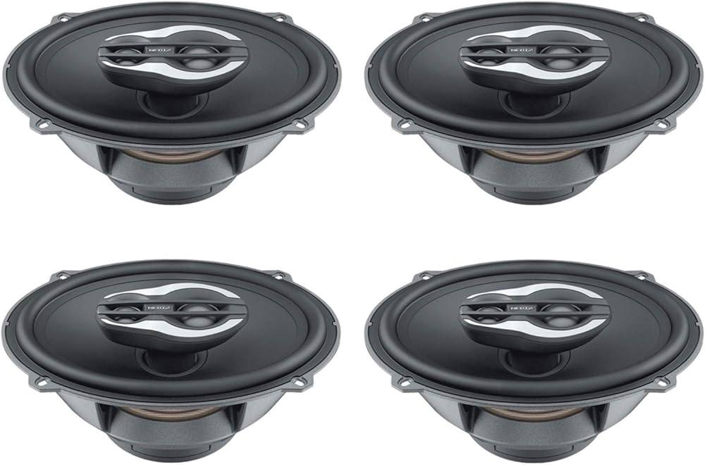 HERTZ MPX690.3 6x9 Inch 260 Watt 4 Ohm 3 Way Coaxial Car Audio Speakers (2 Pair)