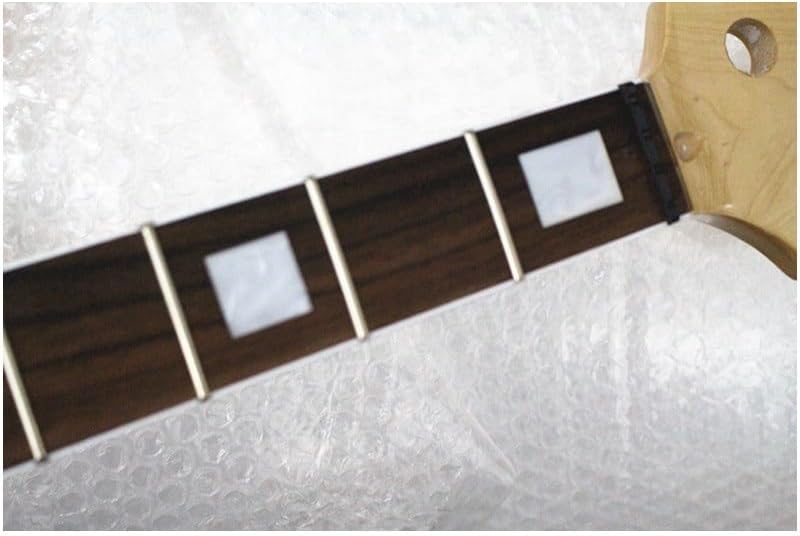 20 Frets Maple Electric Bass Guitar Neck 4 Strings Rosewwood Fingerboard Glossy Paint Customized Guitar Accessories Parts