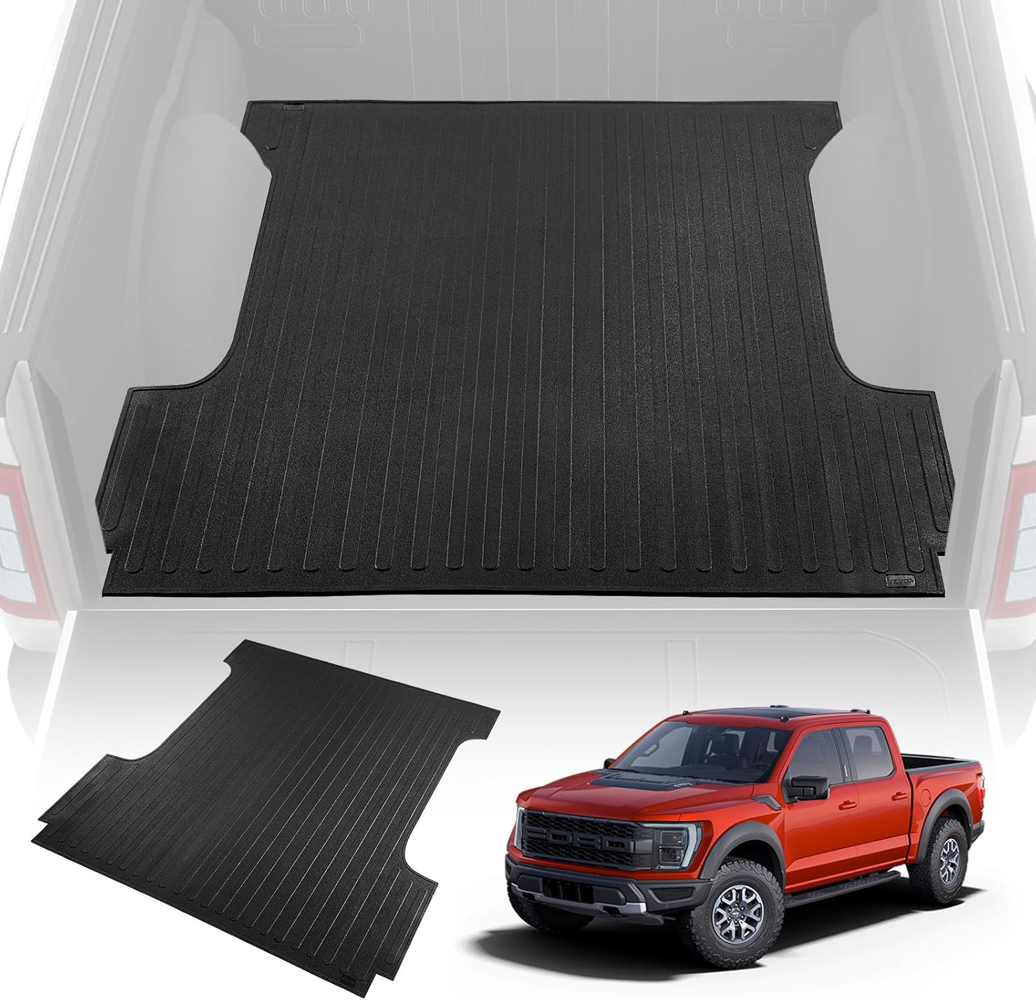 VEVOR Truck Bed Mat, Fits for 2015-2024 Ford F150 5.5 FT Short Bed, 66.5