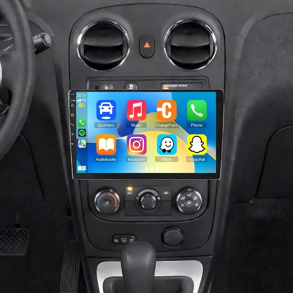 10 Inch IPS Touchscreen Android 15 Car Stereo for Chevrolet HHR 2006 2007 2008 2009 2010 2011 with Wireless CarPlay & Android Auto Car Radio,Support WiFi 6, Bluetooth 5.4, Backup Camera, SWC