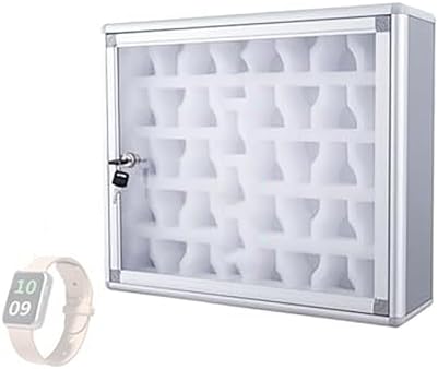 Cell Phone Lock Box with 20/40/60 Slots, Secure Mobile Storage Jail for Phones & Watches, Aluminum Alloy Safe for Office & School, Dimensions: 38x13.5x45cm/15x5x18in