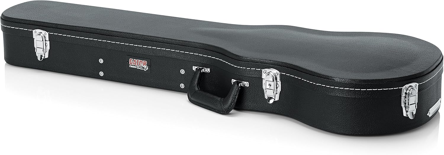 Gator Cases Deluxe Wood Hard-Shell Case for Les Paul Electric Guitars (GW-LPS)