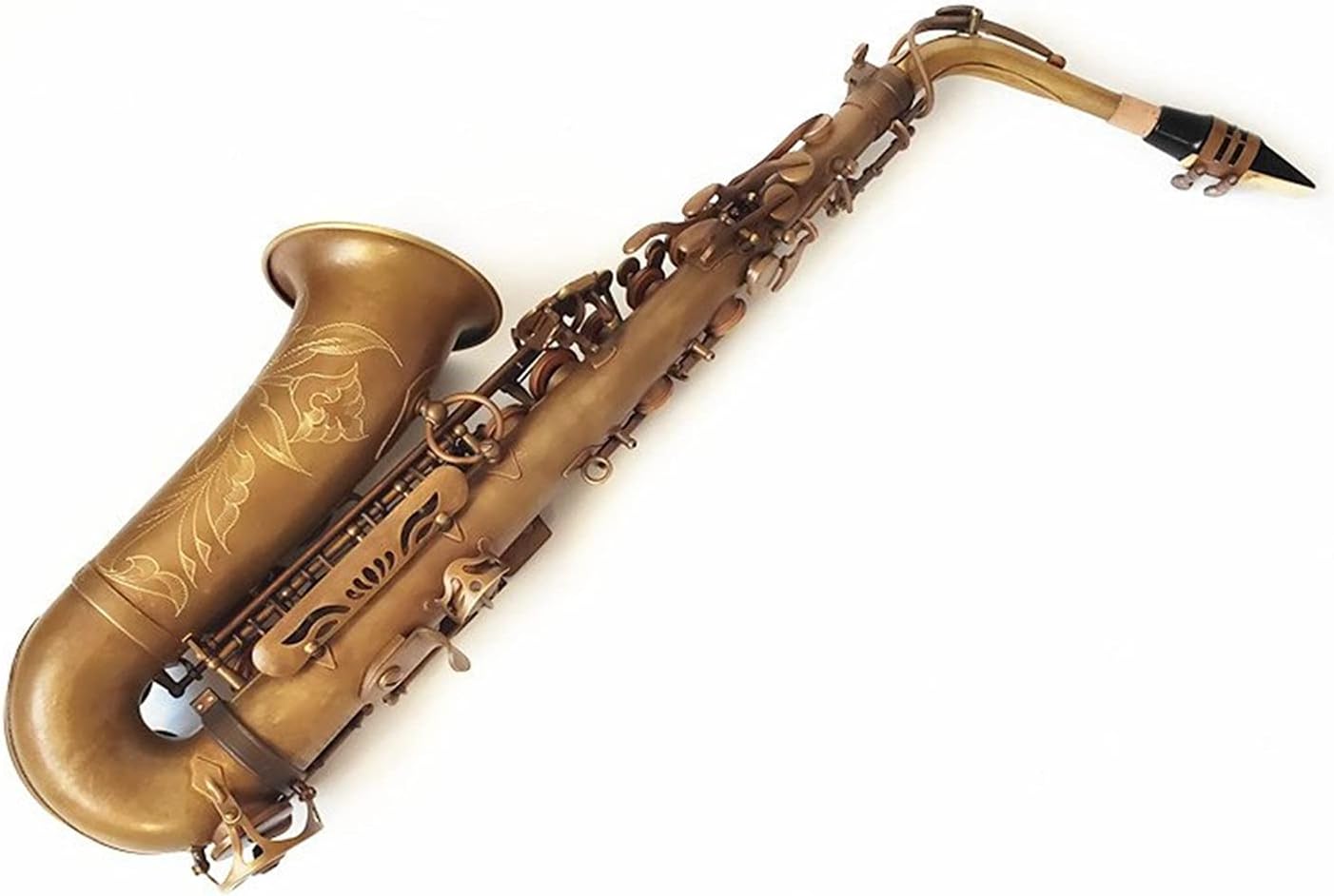 Sax Beginners Kit Unique Retro Alto Saxophone Brass Antique Copper EB Tune E Flat Musical Instrument Sax with Case Mouthpiece Wind Instrument