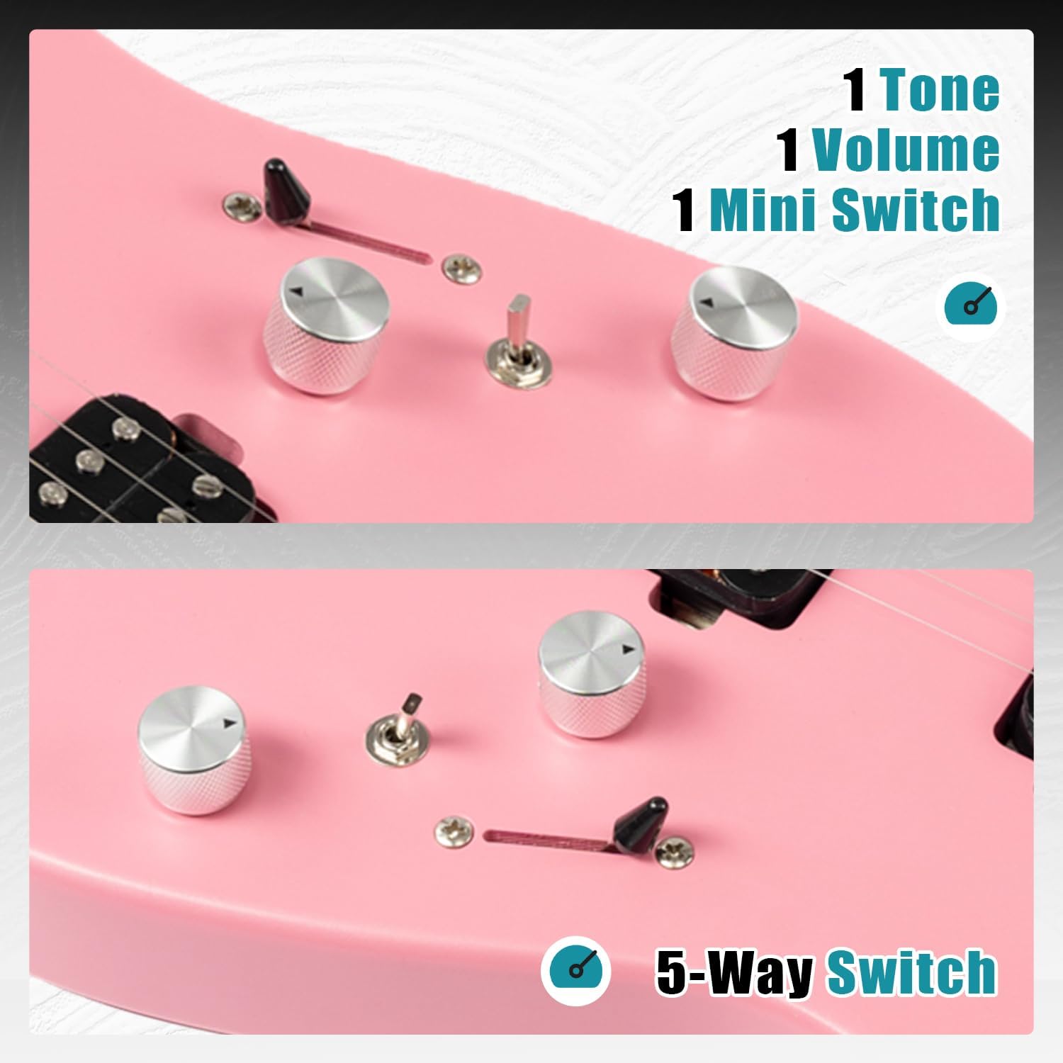 EART Guitars Roasted Maple Neck Stainless Steel Fret Floating Tremolo Ten Tones Fusion Electric Guitars