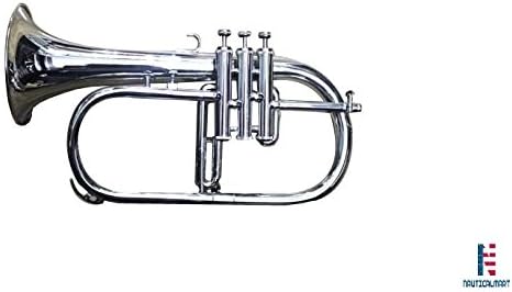 Brass Flugelhorn Chrome Bb Pitch W Hardcase Mp Fluglehor Silver