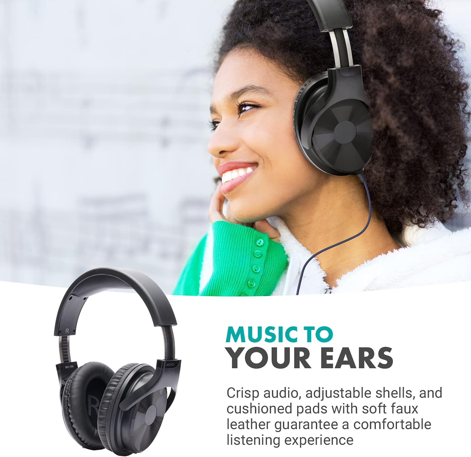 Movo Studio Microphone and Podcast Equipment Bundle - 3.5mm TRS and XLR Condenser Microphone for Singing, Podcasts, and More - Studio Headphones with Mic, Pop Filter, Boom Stand - Recording Studio Set