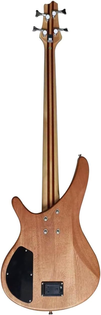 4 String Electric Bass Guitar,Full Size P Bass Beginner Kit with Active Passive Humbucker Pickup,Solid Rosewood Body for Kids,Boy and Girl with Gigbag