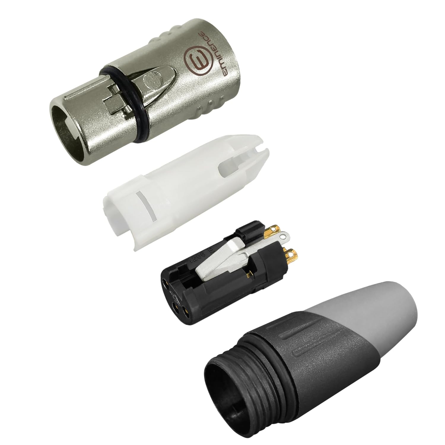 WBC-VALUELINE-2CS (22 AWG) - 6 Units - 12 Foot–Low-Capacitance Shielded Balanced Flexible Microphone, Active-Speaker & Interconnect Cables with Eminence Gold XLR Connectors