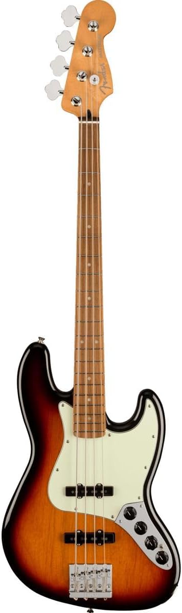 Fender Player Plus Jazz Bass, 3-Color Sunburst, Pau Ferro Fingerboard