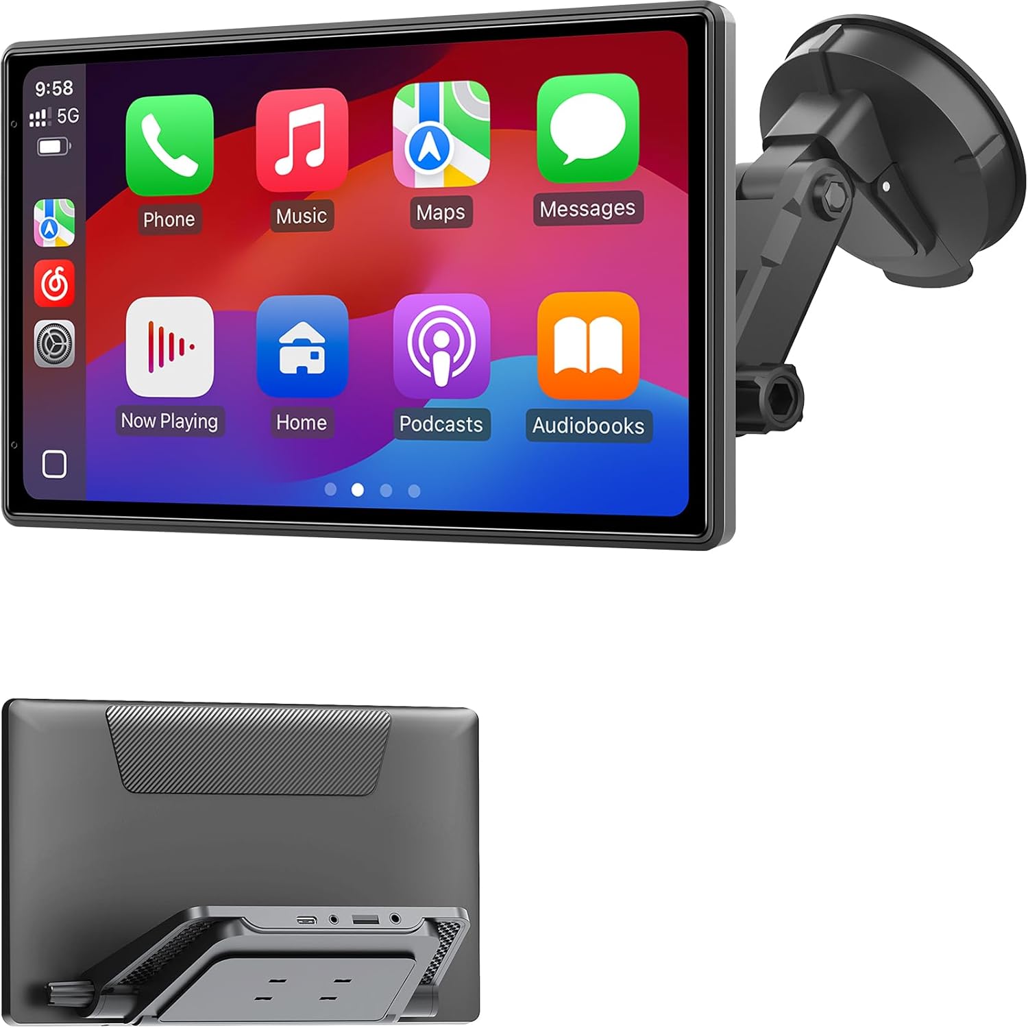 Wireless CarPlay Screen for Car - Portable Dash 9