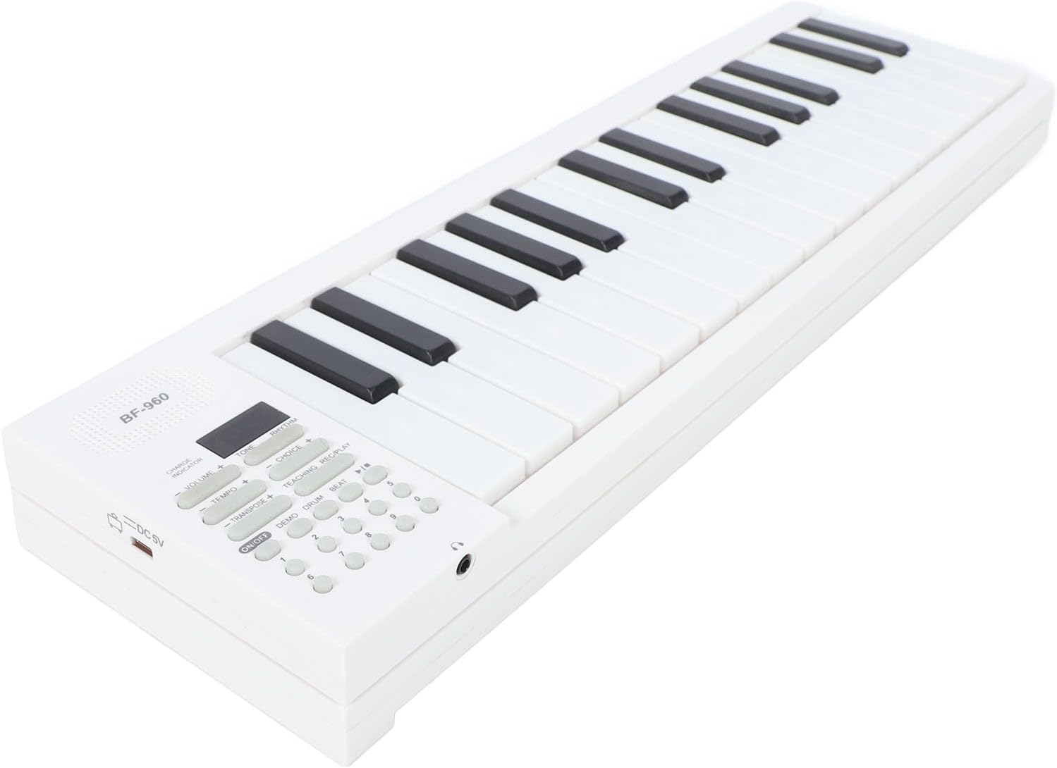 61 Key Folding Piano Keyboard, Weighted Electric Keyboard, Portable Travel Piano Digital Music Keyboard for Beginners,with Recording Playback