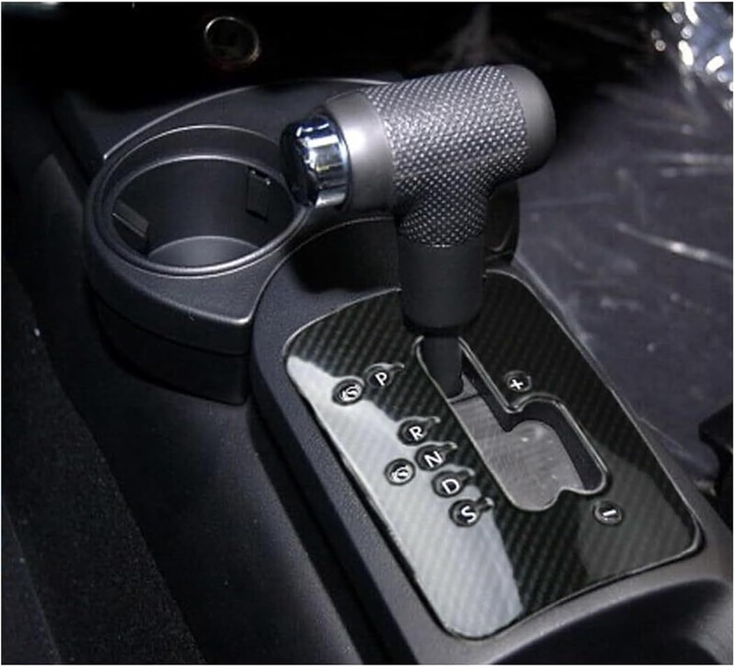 Auto Repair Parts Car Front Center Gear Shift Panel Trim Cover Compatible for Beetle 2007 2008-2012 Left Hand Drive Carbon Fiber Texture Easy to Replace