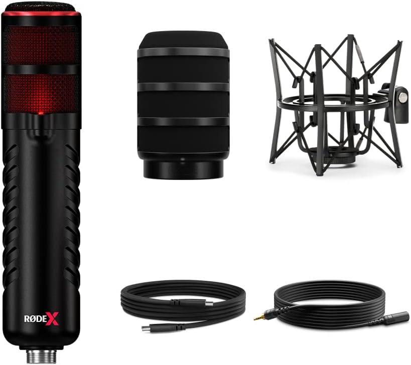 RØDE X XDM-100 Professional USB Dynamic Microphone and Virtual Mixing Solution For Streamers and Gamers,Black