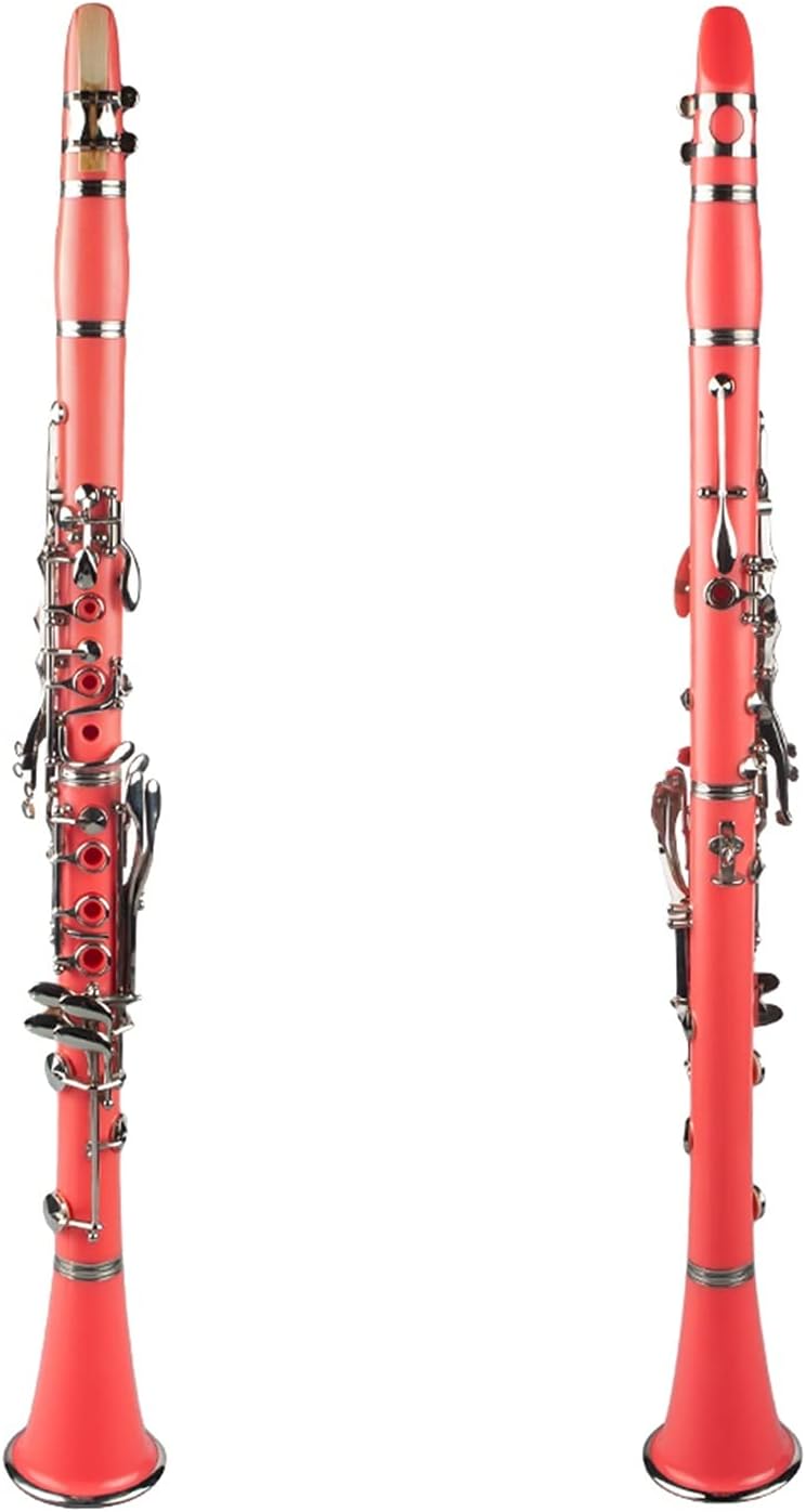 Bb Clarinet Woodwind Band Orchestra Musical Instruments for Beginners W/Case Stand Mouthpiece 10 Reeds Mini Screwdrive Professional Clarinet