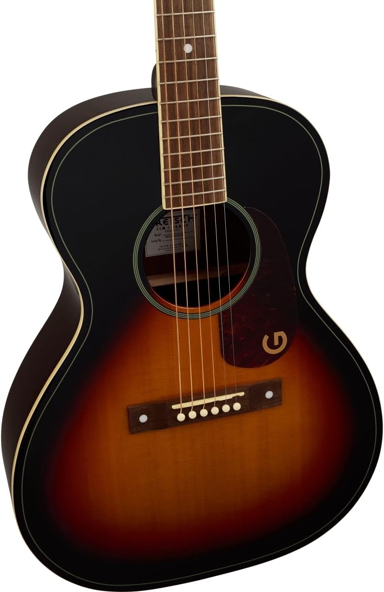 Gretsch Limited-edition Jim Dandy Concert Solid Top Acoustic Guitar - Heritage Burst