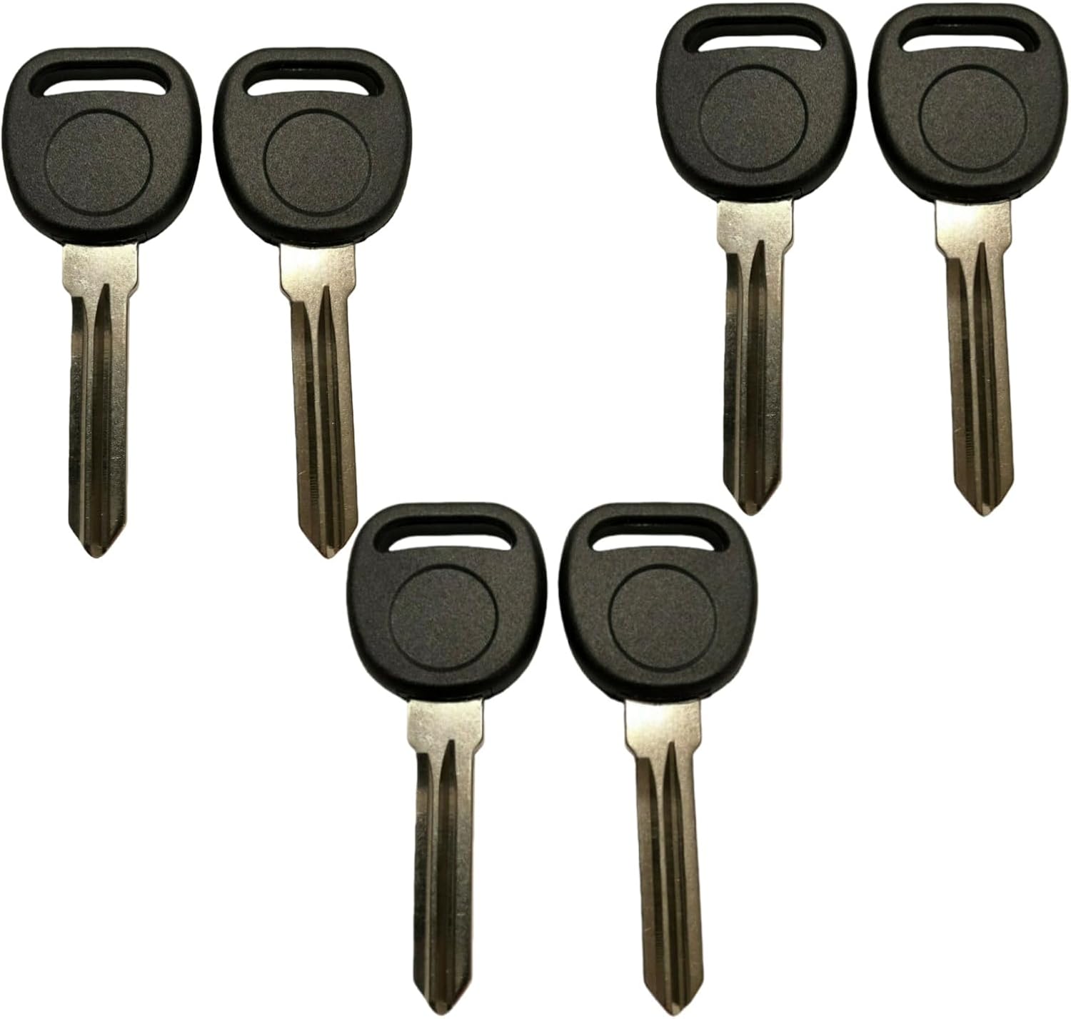 6PCS Ignition Keys 23372322 Fist for 04-14 Chevrolet for Express for Silverado