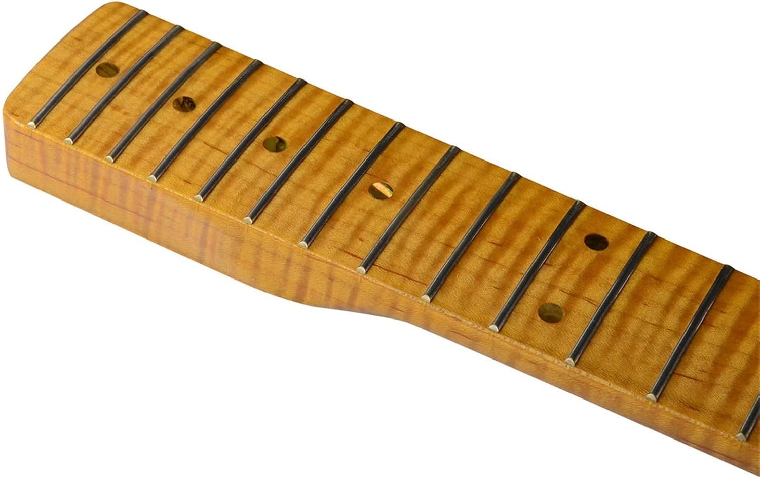 Electric Guitar Maple Handle Green Shell Tone Point Handle Maple for TL Electric Guitar Neck Unfinished Guitar Neck