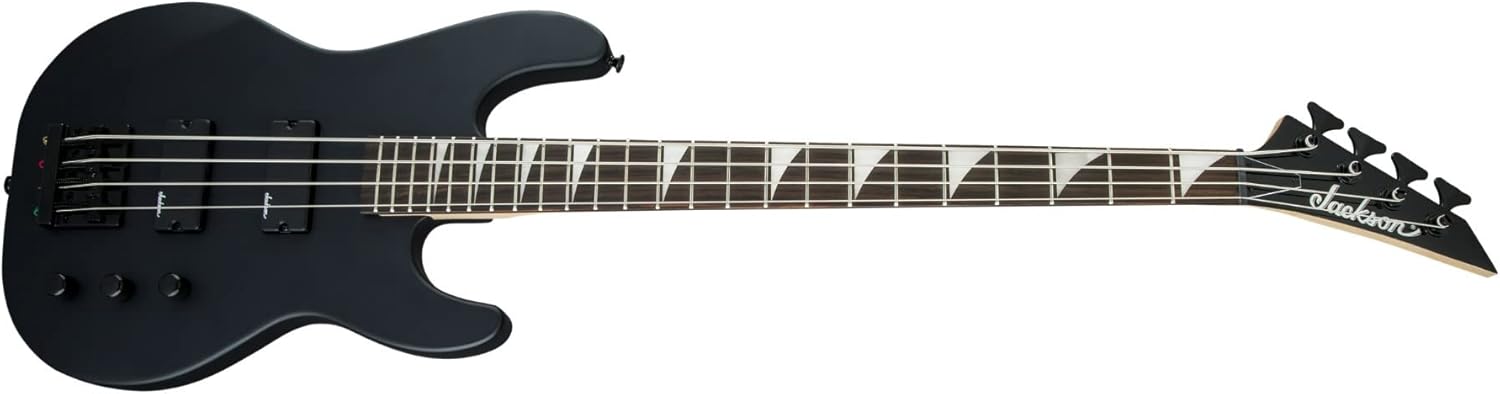 Jackson JS Series Concert Bass JS2, Satin Black, Amaranth Fingerboard