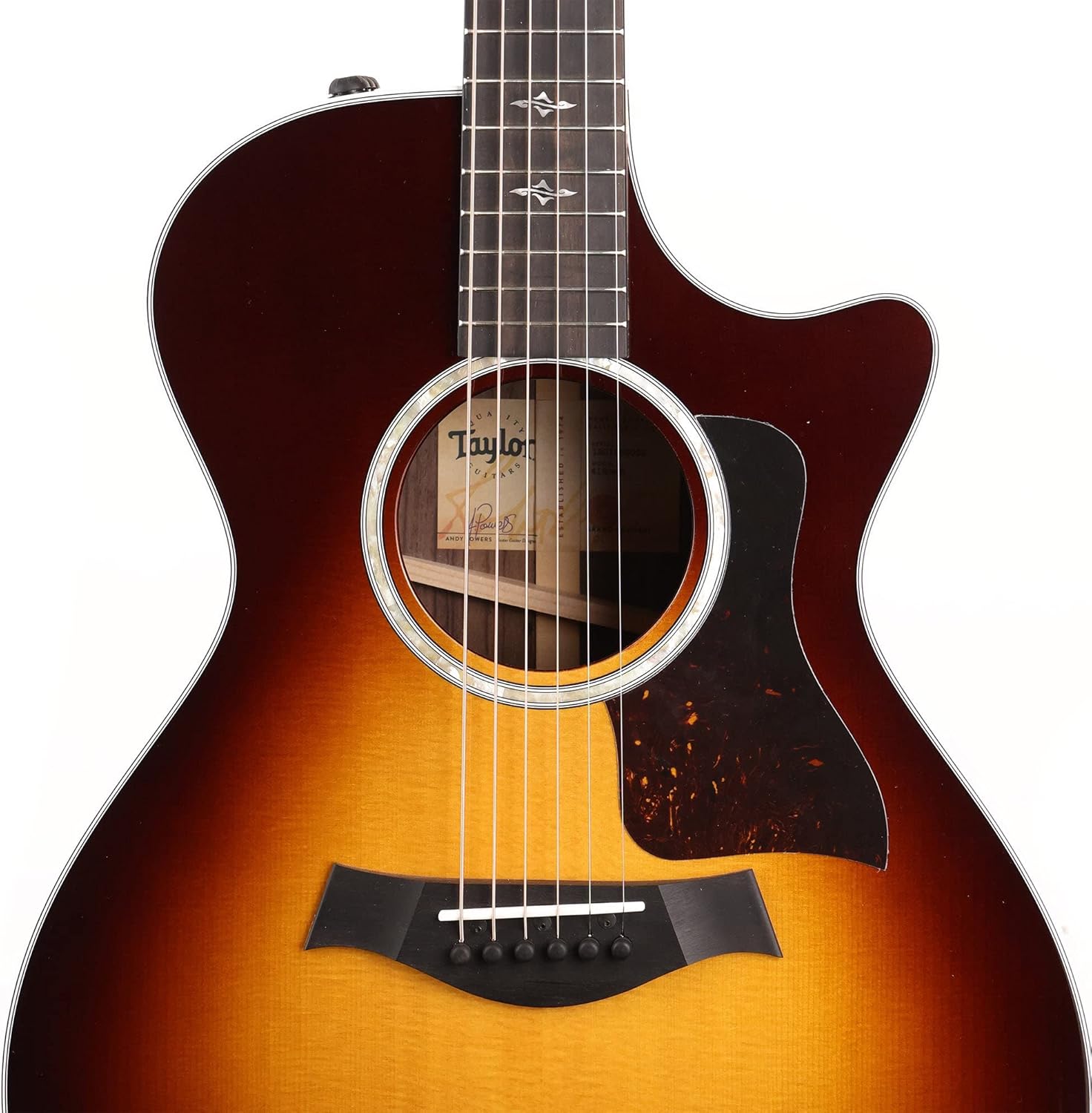 Taylor 412ce-R V-Class Acoustic-electric Guitar - Tobacco Sunburst