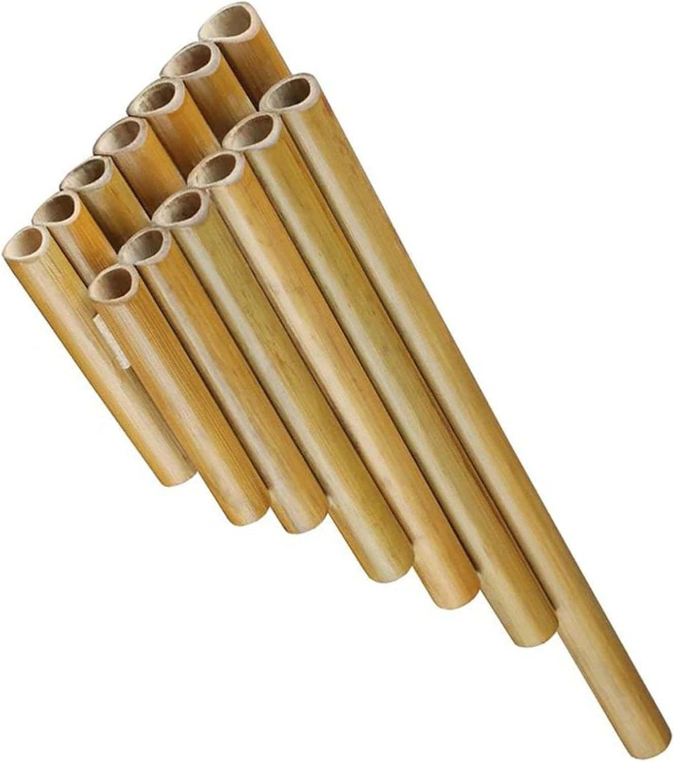 13 Pipes C/G Pan Flute Double Pipes Pan Pipe Traditional Woodwind Musical Instrument For Musical Lover (Color : RIGHT-G)