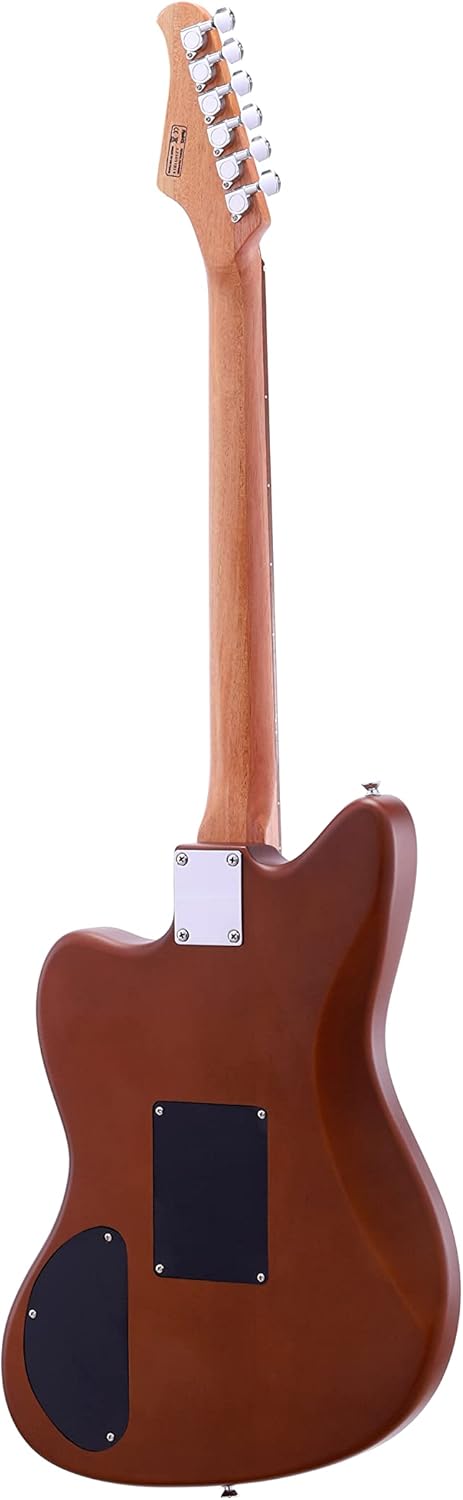 IYV- IJGAP-300 Semi Hollow Electric Acoustic Guitar Satin Brown