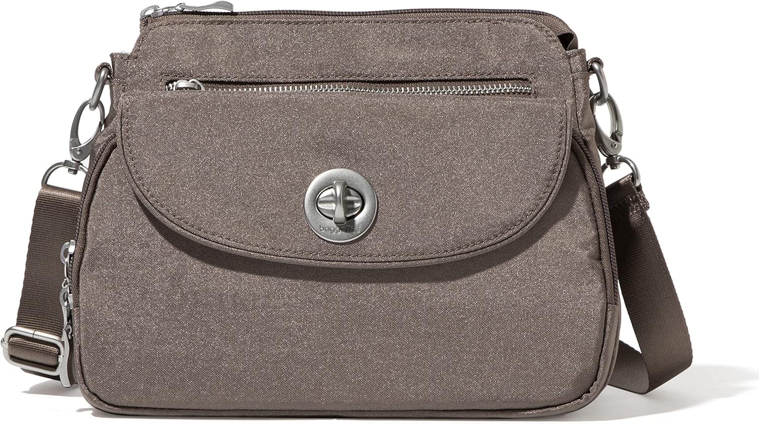 Baggallini Calais Crossbody Bags for Women 10x7 Lightweight Water-Resistant Travel Purse, RFID & Interior Organization