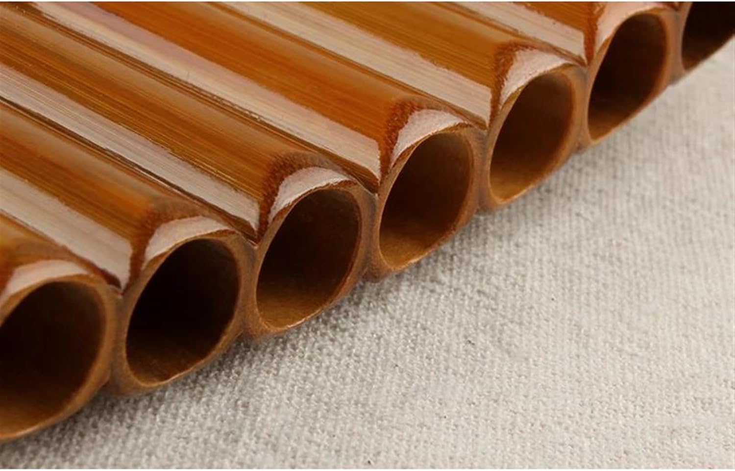 pan flute for beginners Chinese Traditional Musical Instrument 15 Pipes Pan Flute C Key Pan Pipes Woodwind Instrument Flute (Color : Right)