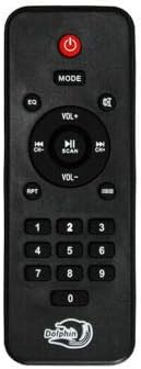 Dolphin SP-1200RBT Portable Party Bluetooh Speaker w/Remote Control and Sound Activated LED Light Show, 12