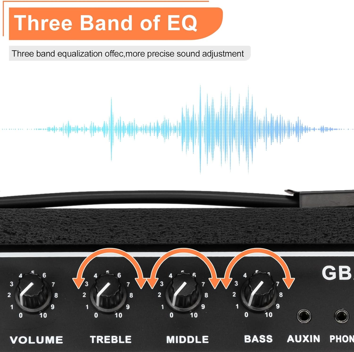 Ktaxon 40Watt Bass Amplifier, Portable Electric Bass Amp with Retractable Handle, Practice & Performance Bass Guitar AMP W/ 8