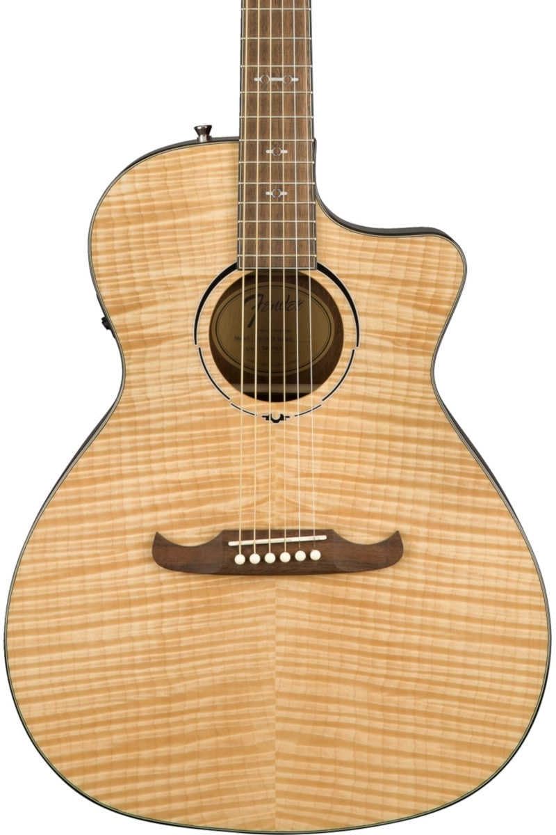 Fender 961343021 FA-345CE Auditorium Body Style Acoustic Guitar - Rosewood Fingerboard - Natural