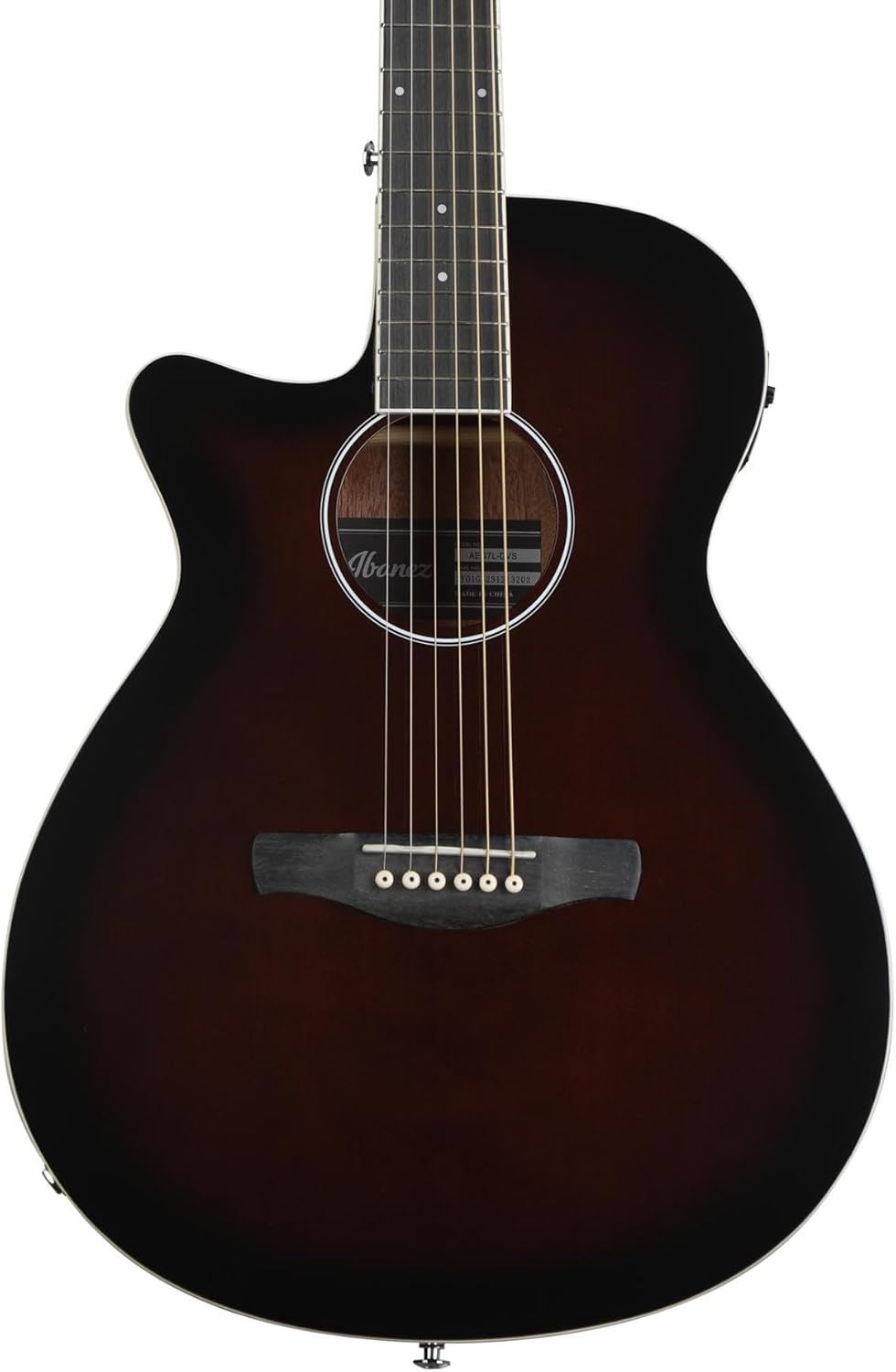 Ibanez AEG7 Left-handed Acoustic-electric Guitar - Dark Violin Sunburst