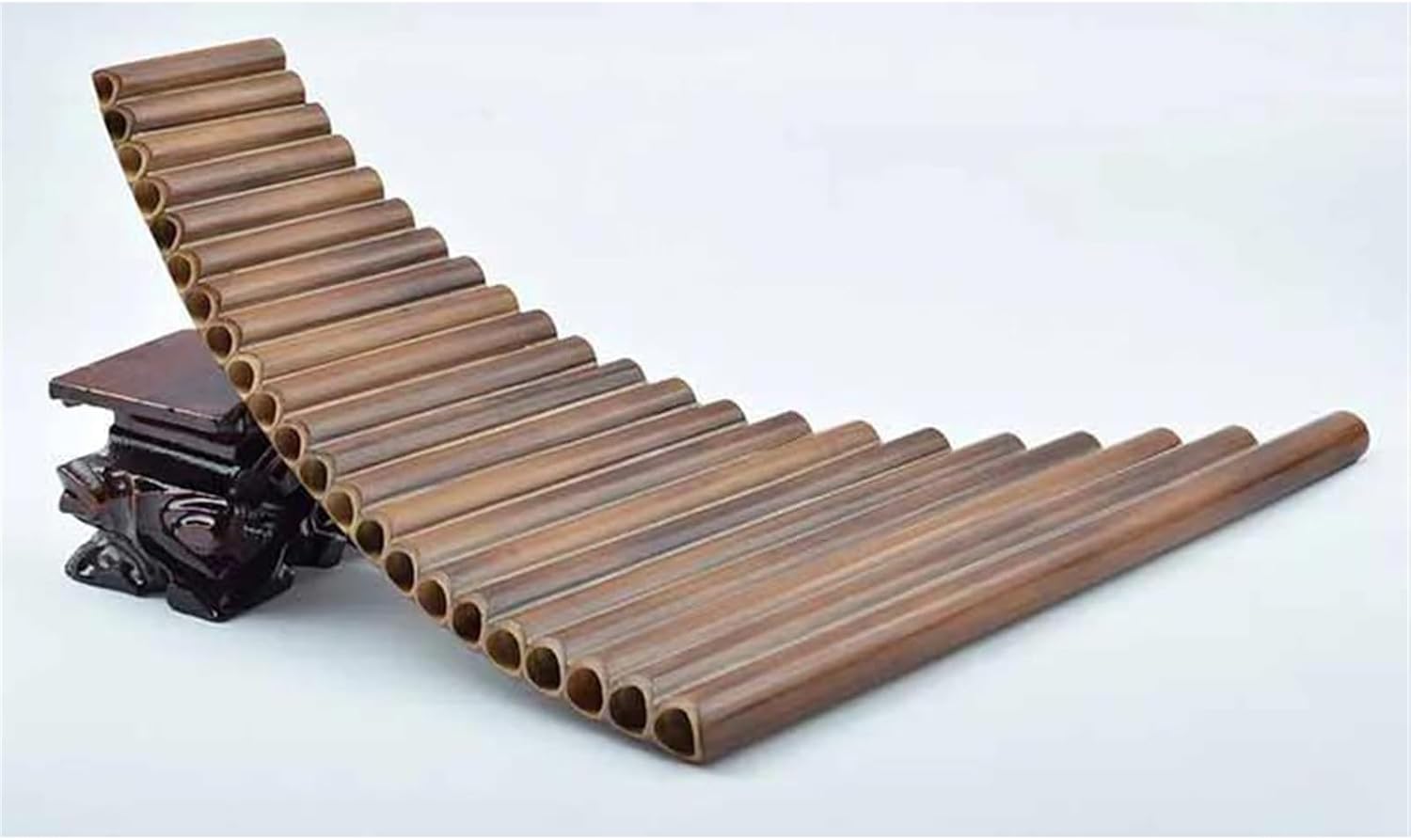 pan flute for beginners 22 Tubes Pan Blowing Flute Chinese Professional Traditional Musical Woodwind Instruments Chinese Vertical Flutes (Color : F key)