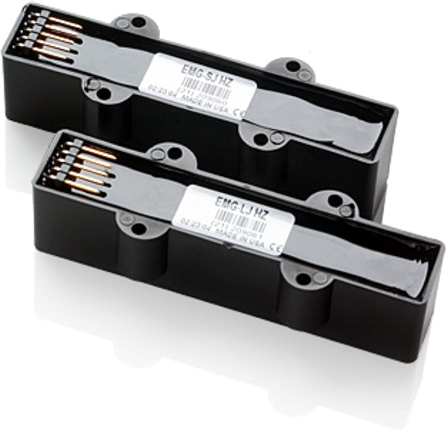 EMG J HZ Passive Jazz Bass Replacement Pickup Set, Black