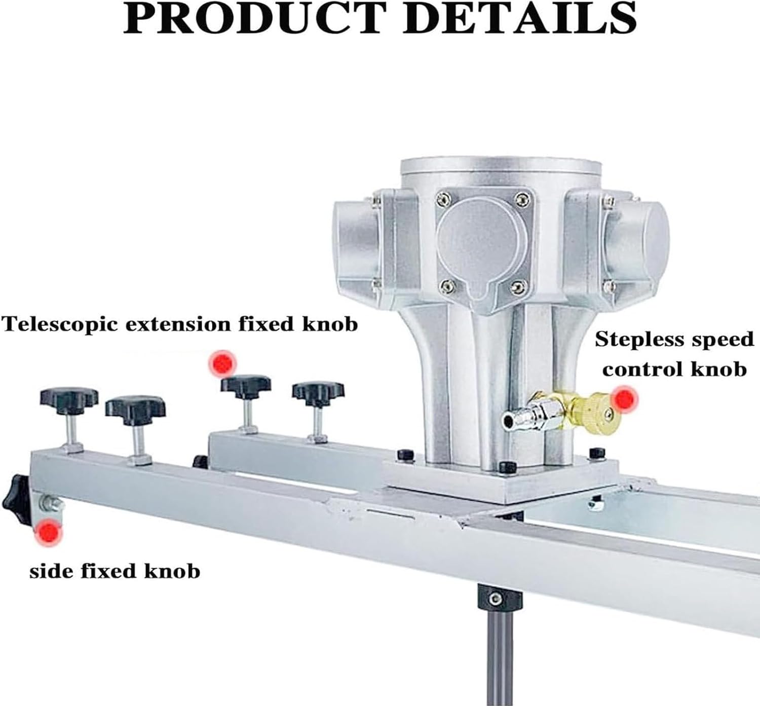 Pneumatic Paint Mixer, IBC Air Agitator,Speed Stepless Adjustment, Stirring Capacity 1000L, Paint Stirring Machine Bracket Air Agitator Paint Mix Tool,H004,H006