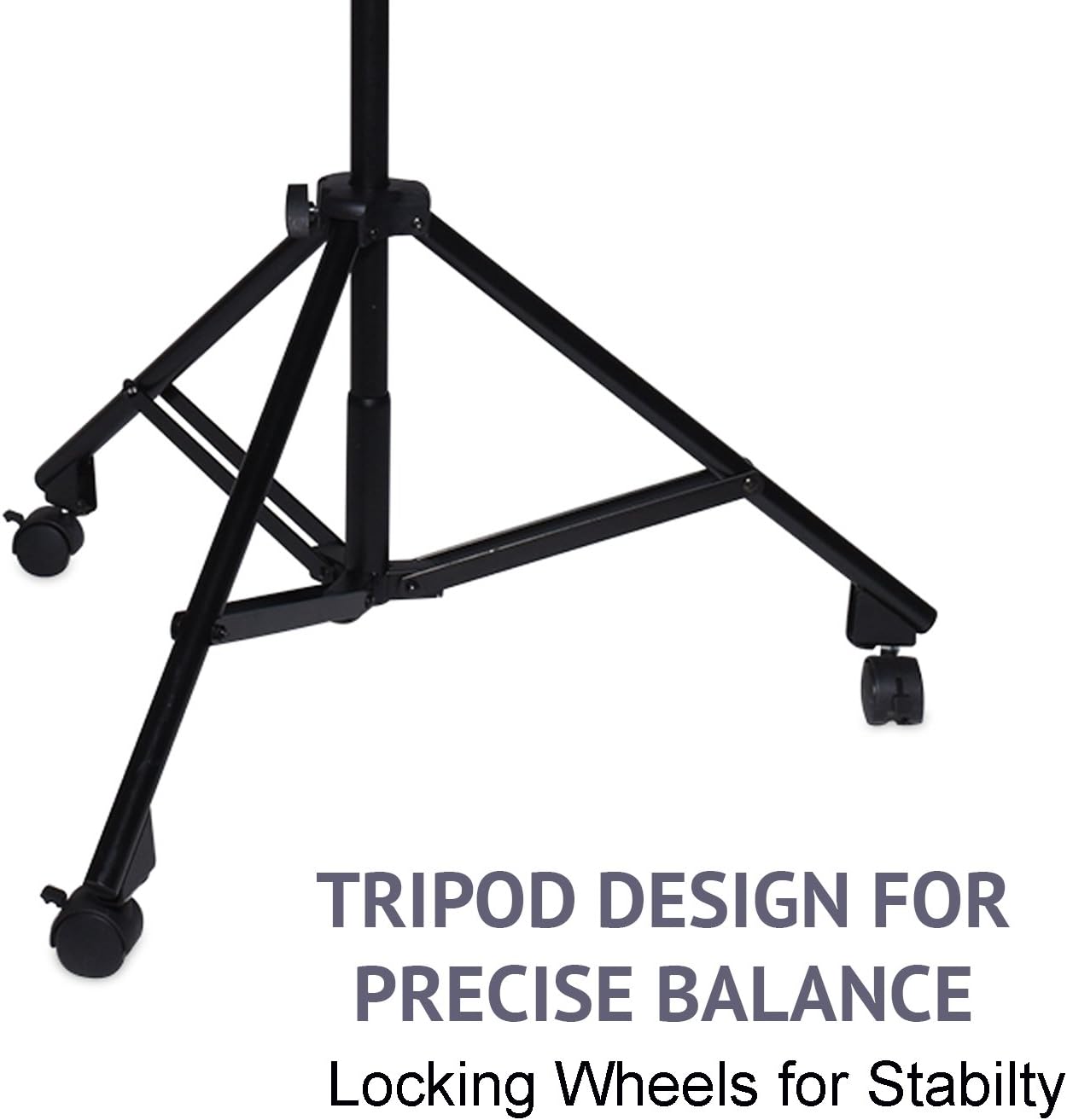 LyxPro Professional Microphone Stand Heavy Duty 90” Studio Overhead Boom Stand with Rolling Caster Wheels, 87” Extra Long Telescoping Arm Mount, Foldable Tripod Legs & Adjustable Counterweight
