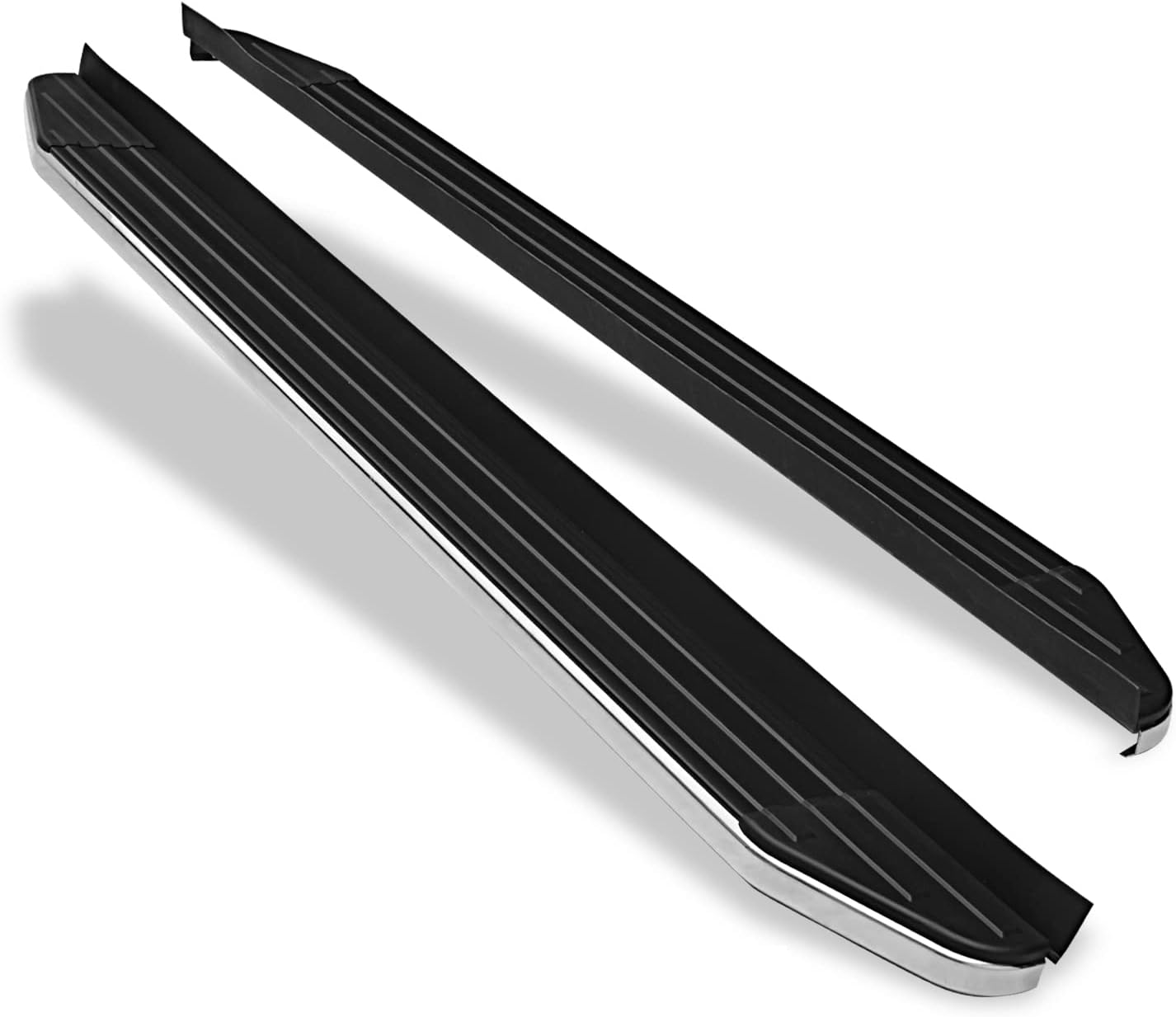 Running Boards Side Steps Compatible with 2022-2024 Nissan Pathfinder SUV 5.5” Aluminum Black Nerf Bars Step Rails Exterior Accessories 2 Pieces