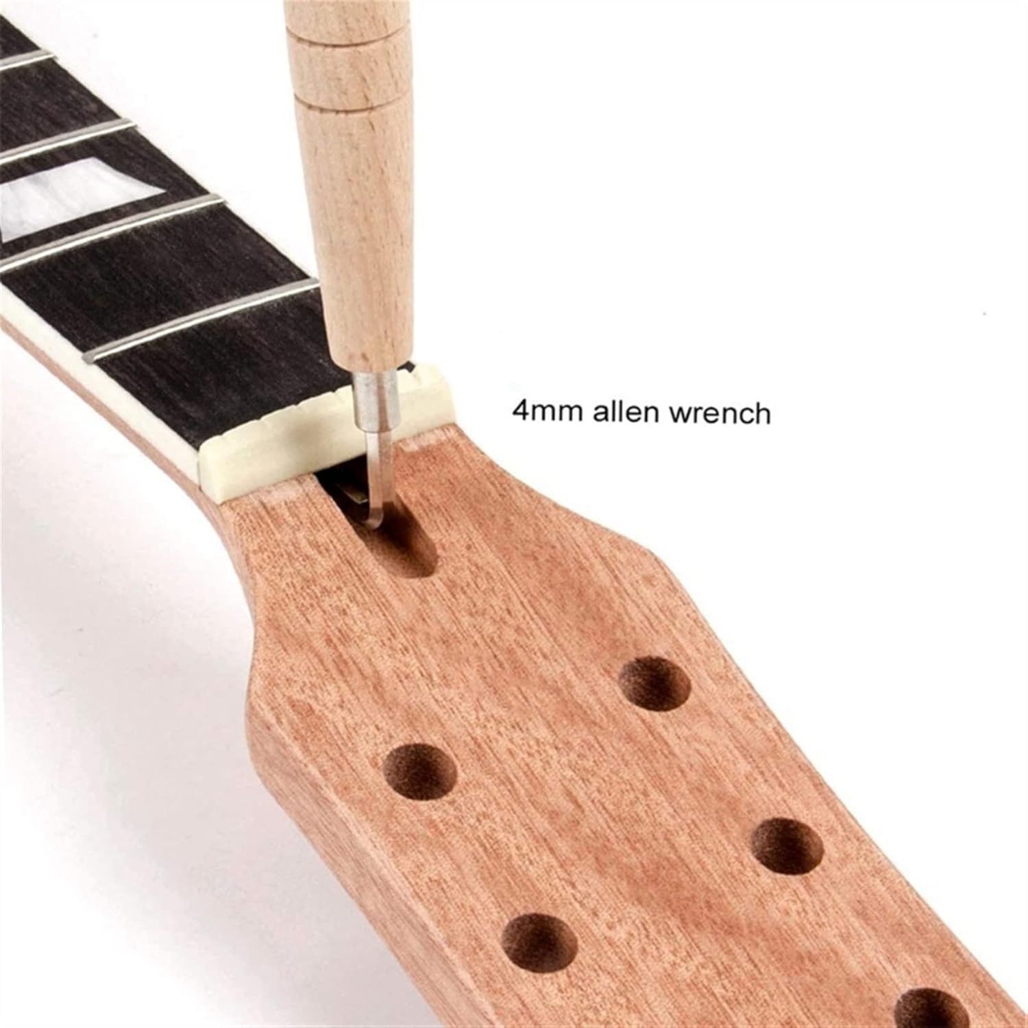 TSTS Electric Guitar Neck Wooden DIY Replacement Guitar Neck for Lp Guitars Parts Replace 22 Frets Guitar ​Neck Replacement