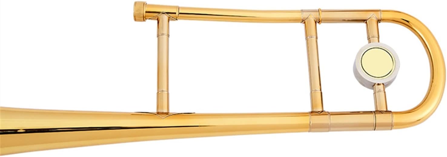 FLFL Student Trombone Lacquered Gold Tenor Trombone in B Flat for Students and Beginners