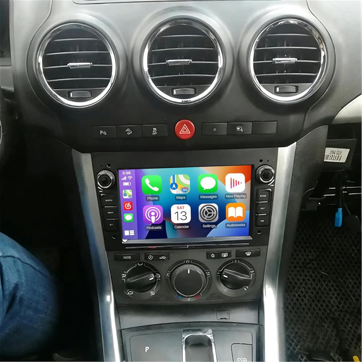 PHEZEN 7 inch Touchscreen Car Stereo Fit for Opel Antara 2003-2008, Android 15 Double Din Car Radio with Carplay & Android Auto Support Bluetooth Mirror Link WiFi Backup Camera 4+64G