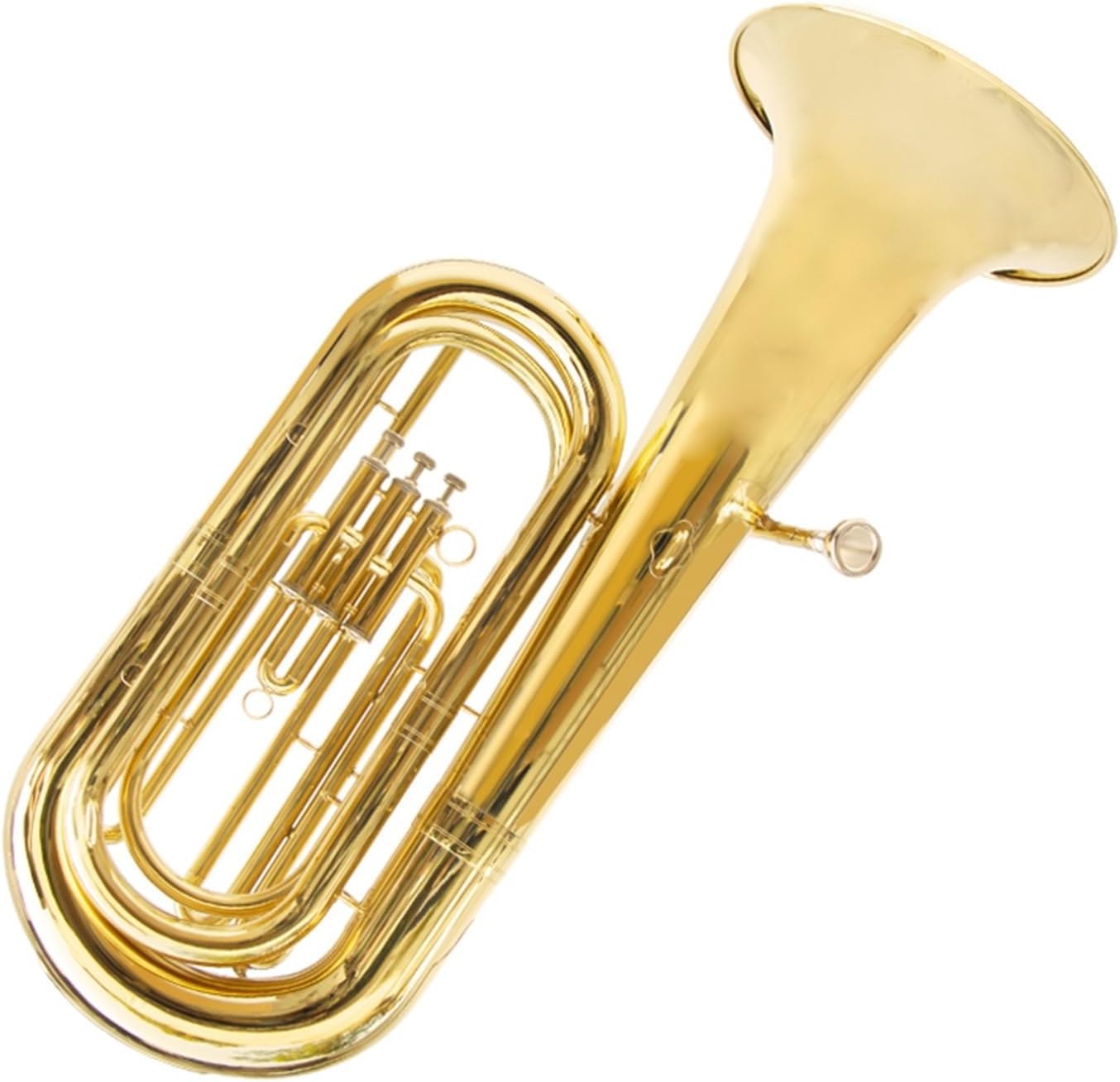 Three Key Grand Horn Euphonium B Flat Key Upright Keys Lacquered Brass Instrument Gold Euphonium All-brass Instrument