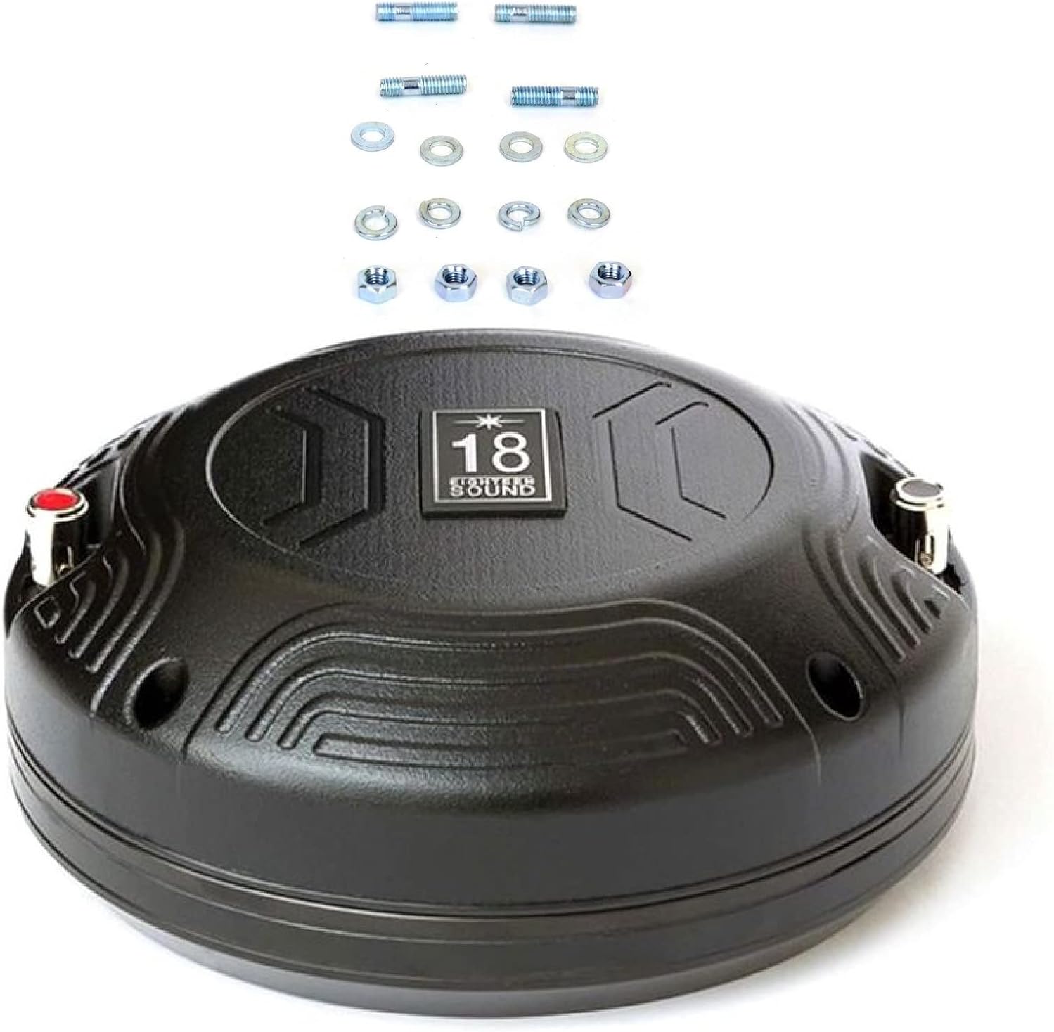 18 Sound ND4015TI2 Pro Audio Component Speaker 1.5 inch Exit Neodymium Compression Driver for Motorcycle Car Audio with Titanium Diaphragm Designed Output Sound System Applications